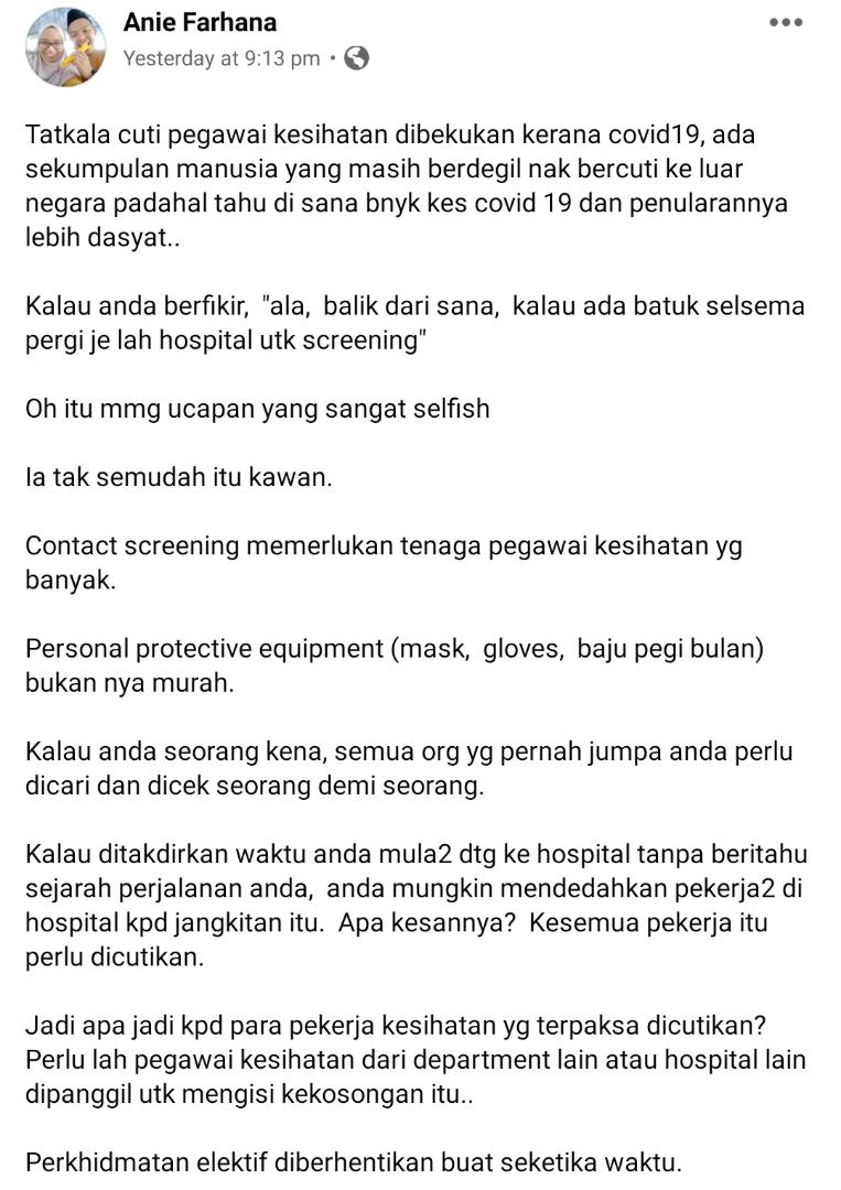 Ramai Berdegil Holiday Waktu Covid-19 Makin Teruk, Petugas Rayu Usahlah Selfish