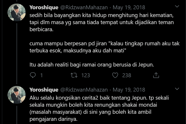 Sepi Hidup Single Sampai Ke Tua, Inilah Hakikat ‘Kodokushi’ Yang Ramai Tak Tahu