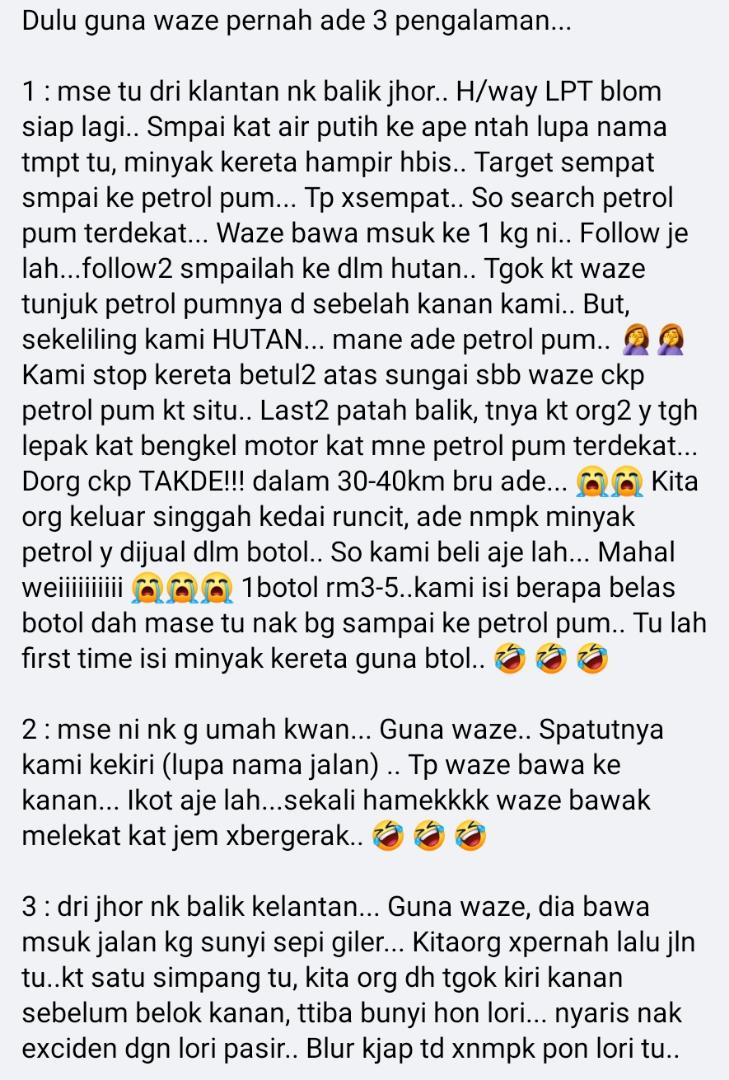 Suruh Ikut Jalan Istana Daun Kering ,1001 Kisah Seram Bila Waze ‘Pedajal’ Orang