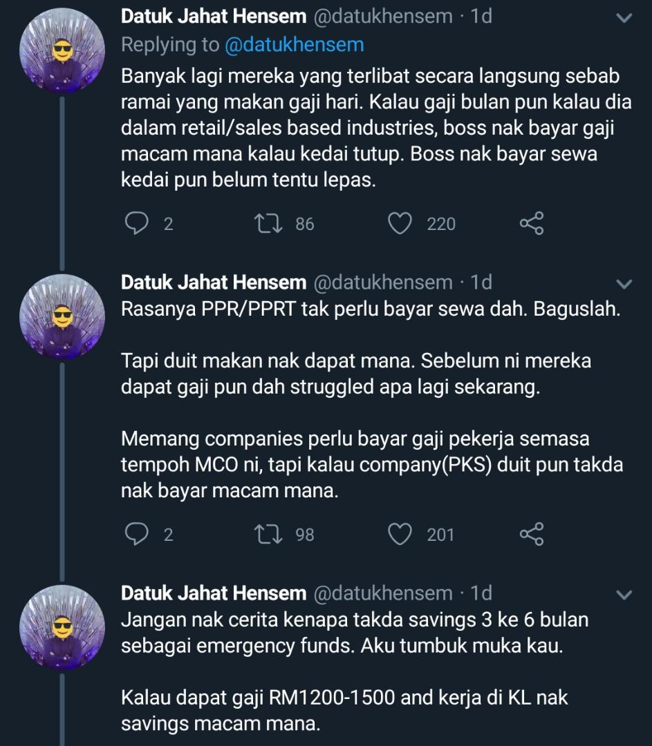 Menangis Wang Tinggal RM50, Usah Pertikai Mengapa Orang Susah Tiada Duit Saving