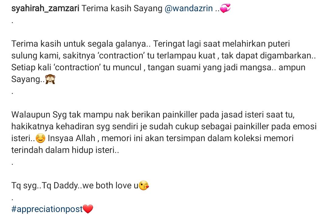 Lihat Isteri Beranak Bagai Nak Terputus Nyawa, Patutlah Wanita Wajib Dihargai