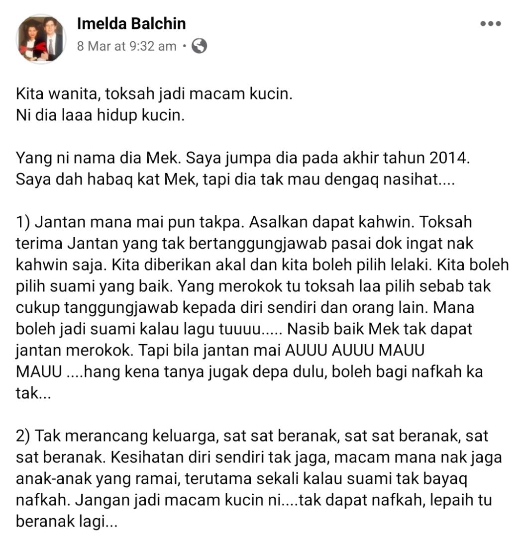 Usahlah Jadi Seperti Kucing, Sanggup Terima Mana-Mana ‘Jantan’ Demi Nak Kahwin