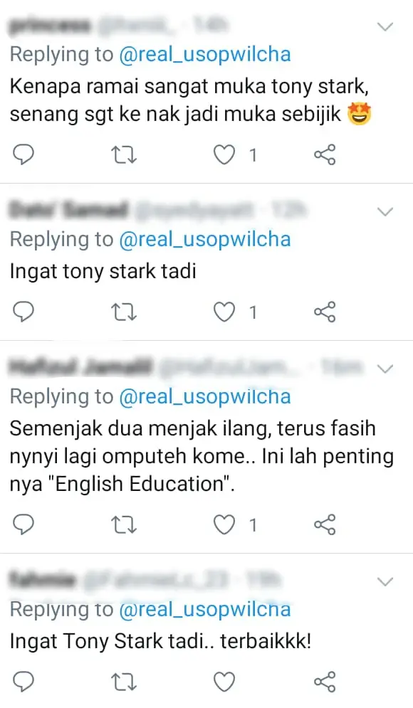 Pandai Betul Usop Wilcha Nyanyi, Penampilan Terkini Pun Ala-Ala Tony Stark