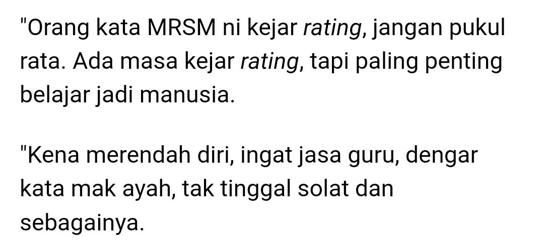 Student MRSM Perlekeh Keputusan SPM Budak Sekolah Biasa, Guru Ini Luah Kesal
