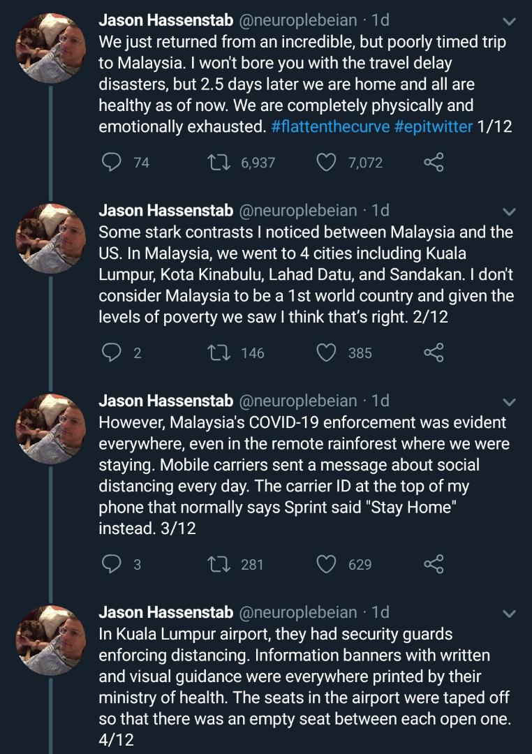 Ada Netizen Pertikai Usaha KKM, Doktor US Puji Usaha Malaysia Handle COVID-19