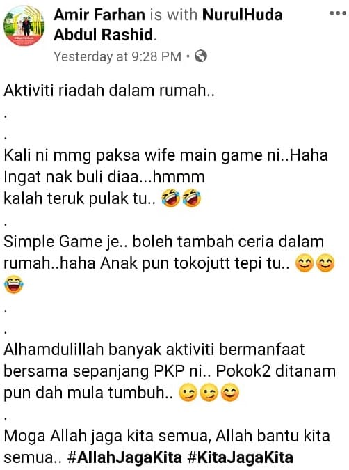 [VIDEO] Siapa Kalah Wajib Kena Bedak Setepek, Game Suami Isteri Ini Lawak Habis