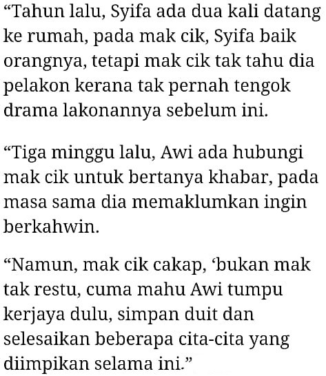 “Syifa Ada 2 Kali Datang Rumah, Tapi..” – Ibu Ulas Hajat Safawi Mahu Bernikah