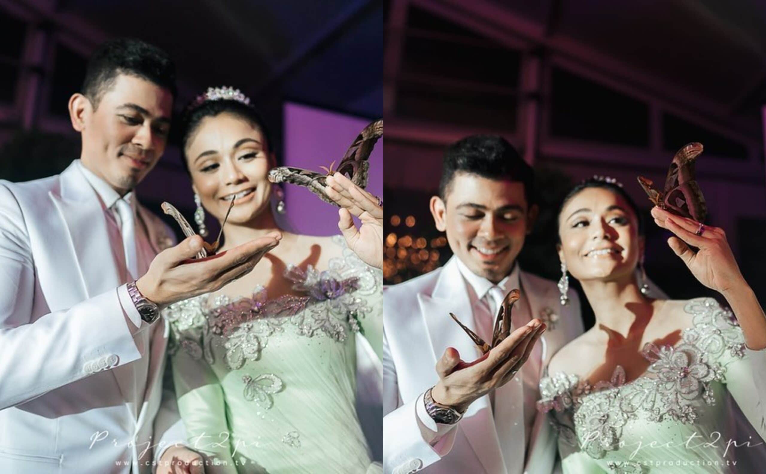 Lambang Cinta Sejati, Kupu-Kupu Terbesar Dunia Cetus Magis Di Resepsi Tasha