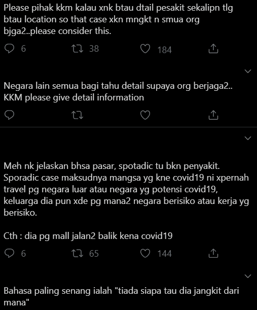 Tiada Kontak Pun Boleh Dijangkiti, Malaysia Catat ‘Sporadic’ Pertama Covid-19