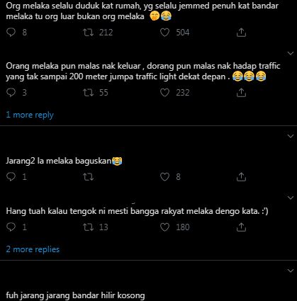 [VIDEO] Sunyi Macam Bandar Zombie, Netizen Salute Orang Melaka Bijak Stay Rumah