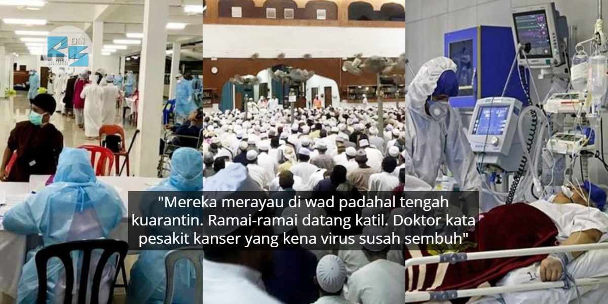 Ayah Terlantar Lama Sebab Kanser, Kini Tanggung COVID-19 Lepas Tabligh Merayau