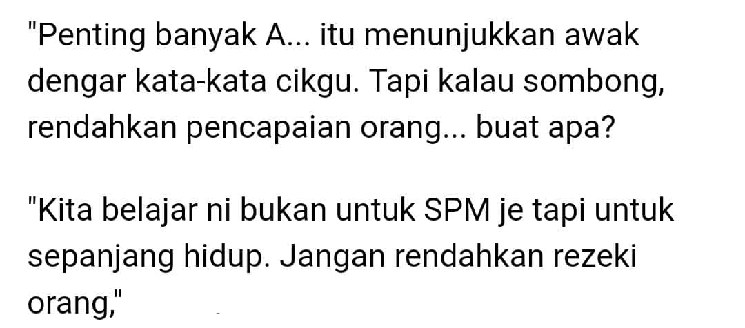 Student MRSM Perlekeh Keputusan SPM Budak Sekolah Biasa, Guru Ini Luah Kesal