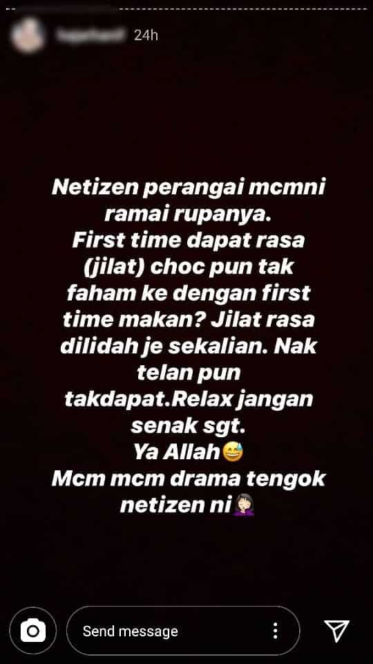 Suap Coklat Pada Baby 5 Bulan, Instafamous Dikritik Cara Pujuk Anak Menangis?
