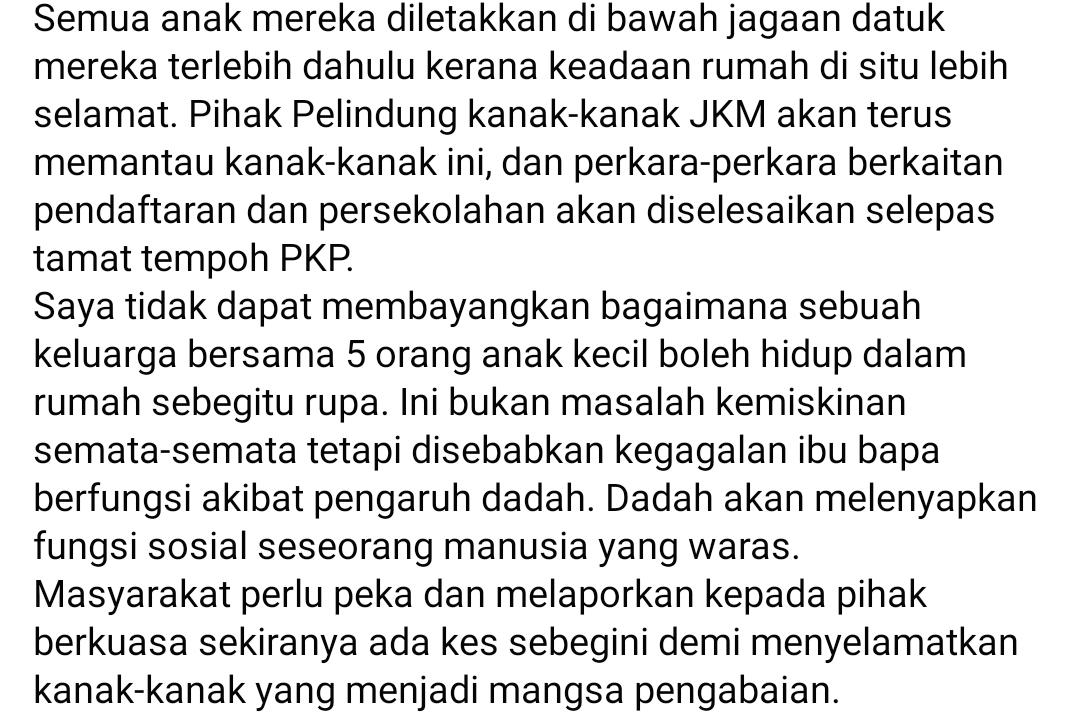 Laki Bini Dalam Pantang Positif Syabu, Anak Hidup Terabai Dalam ‘Rumah Sampah’