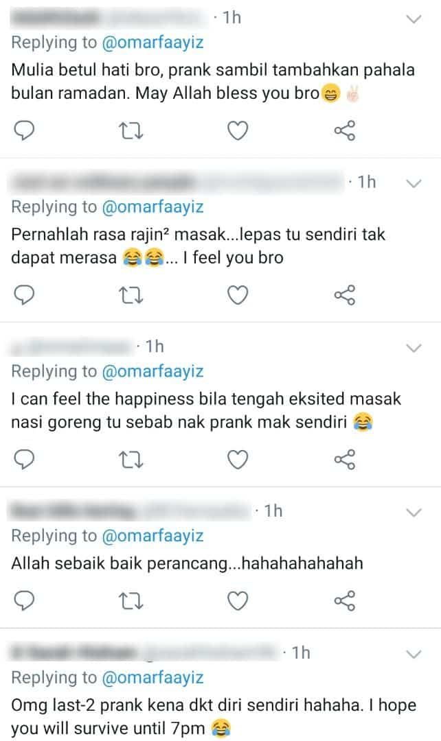Kemain Nak Prank Emak, Sekali ‘Terciduk’ Dapat Karma Terlepas Sahur Nasi Goreng