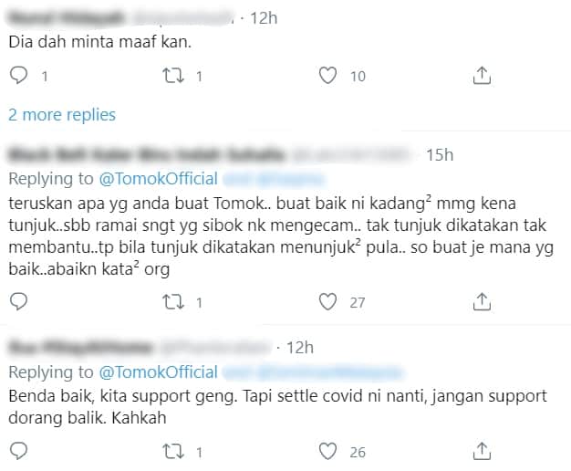 Lepas Mohon Maaf Isu Bantuan Anak Seni, Tomok Dipuji Bagi Sumbangan Kepada APM