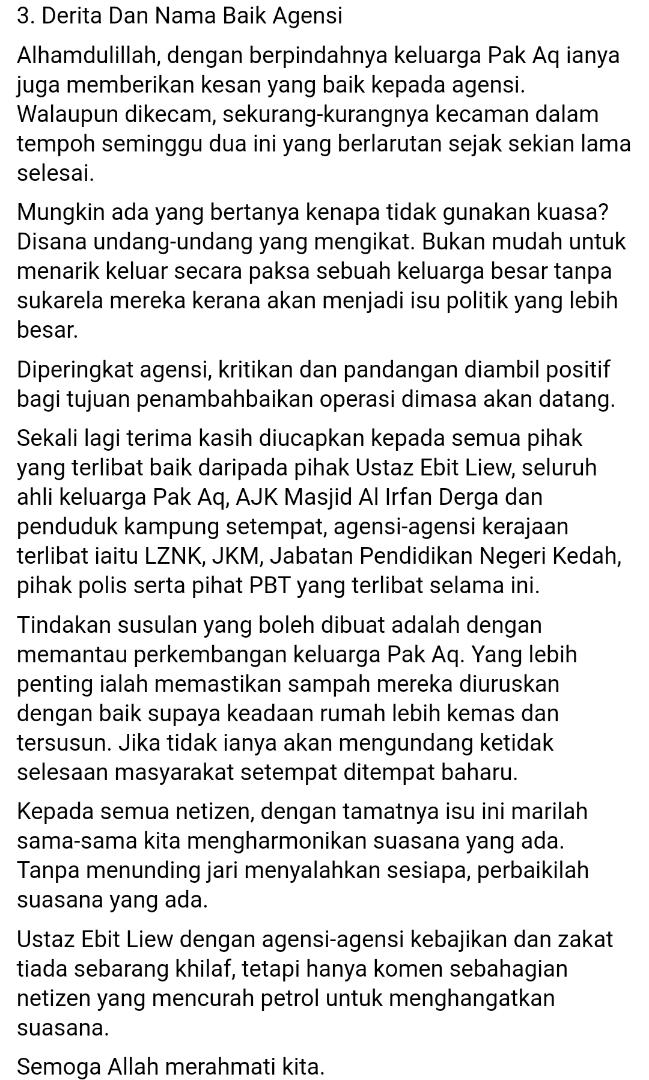 Tarik Nafas Lega, Derita Berpuluh Tahun Keluarga Pak Ishak Kini Sudah Berakhir
