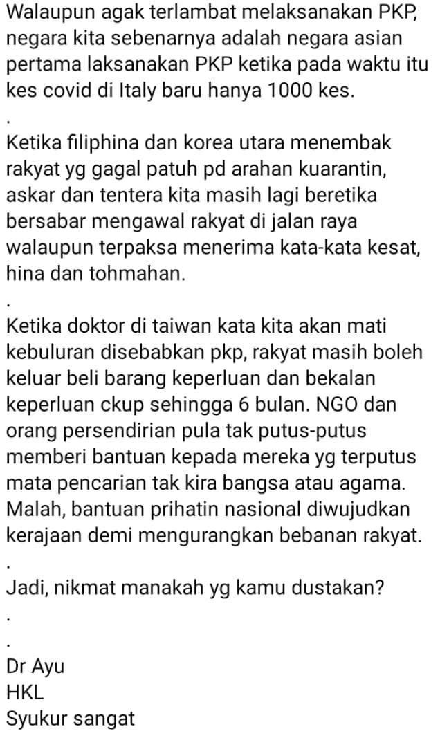 Frontliners Malaysia Dilayan First Class, Negara Lain Nurse Pun Buat Protes