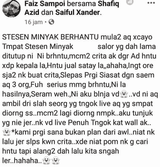 Nampak Macam Stesen Pam Minyak Biasa, Tapi Ada Kisah Seram Di Sebaliknya