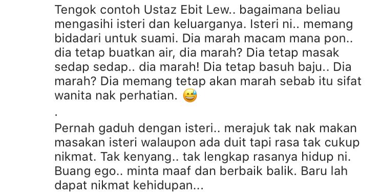 “Bini Marah Pun Tetap Buat Kerja Rumah”- Nak Bahagia Kena Saling Faham Tugas