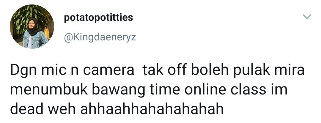 Berdekah Tengok Member Buat ‘Kerja Gila’ Tumbuk Bawang Sambil Ikut Kelas Online