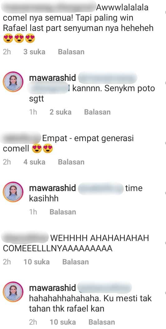 Dari Moyang Turun Ke Cicit, ‘Dont Rush Challenge’ Family Mawar Comel Habis