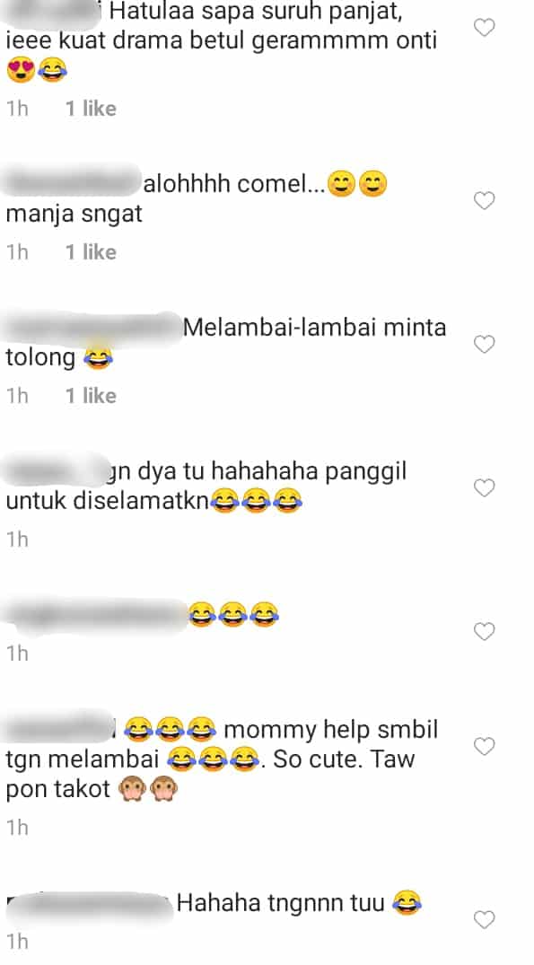 Alisa Aisyah Dah Pandai Panjat, Tapi Merengek Minta Tolong Mommy Bila Nak Turun