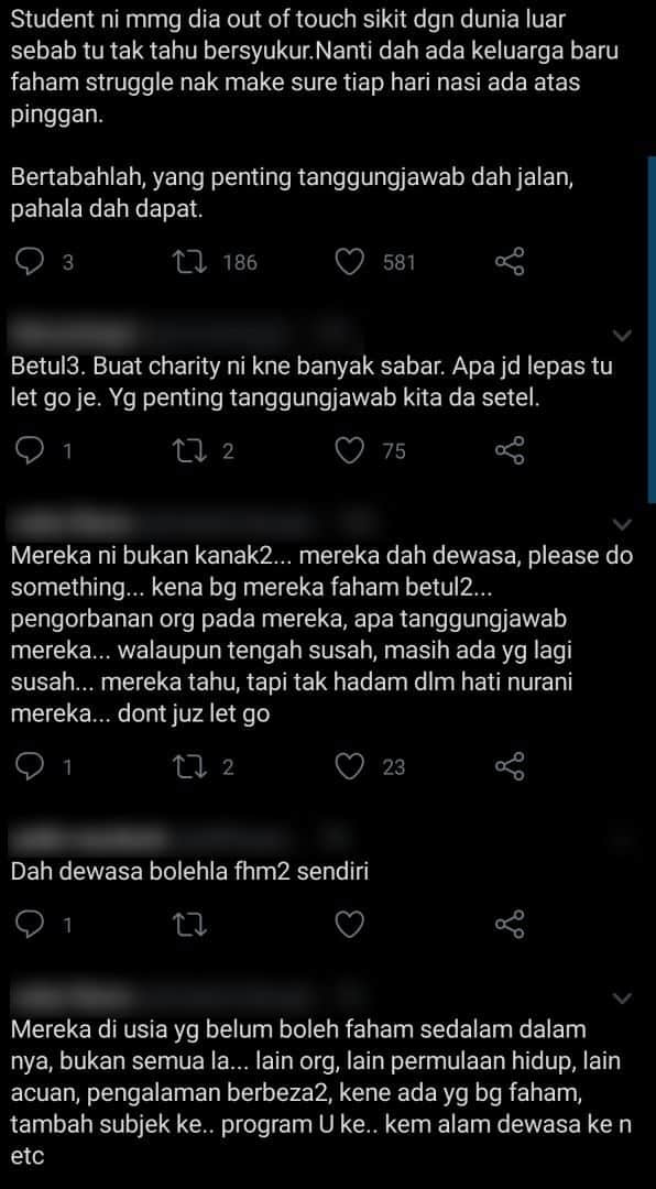 “Sedih Gila…”-Budak U Merungut Standard Makanan PKP, Si Pemberi Akui Menyirap