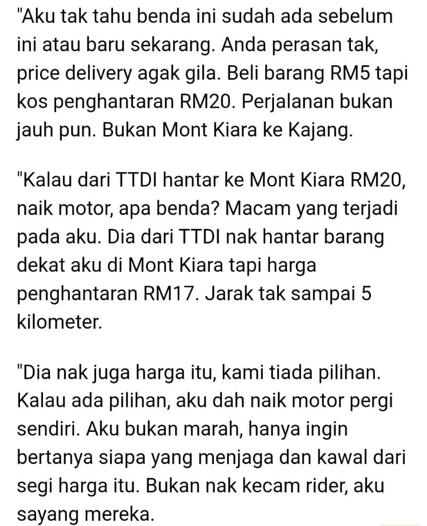 “Sampai RM17 Macam Mana Kira..” -Sharnaaz Ahmad Terkejut Caj Delivery Melambung