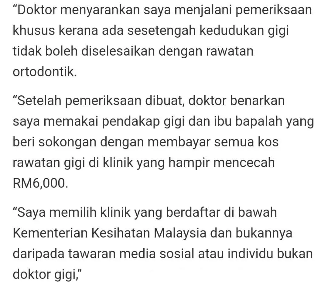 Pernah Diejek Gigi Salah ‘Parking’, Gadis Sanggup Berhabis RM6K Demi Penampilan