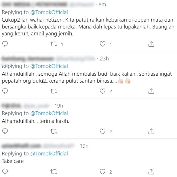 Lepas Mohon Maaf Isu Bantuan Anak Seni, Tomok Dipuji Bagi Sumbangan Kepada APM