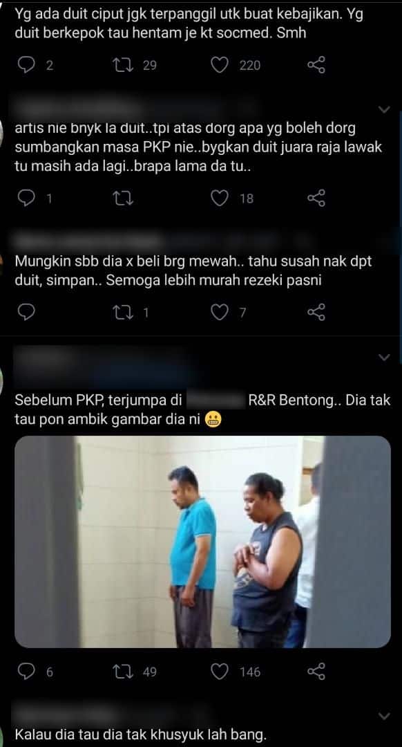 Tak Cukup Derma RM50,000, Man Senyap-Senyap Transfer Duit Sedekah Rakan Artis
