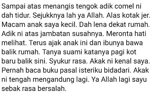 Sayu Anak Kecil Tidur Beralas Kotak Di Jejantas, Ustaz Ebit Lew Hulur Bantuan