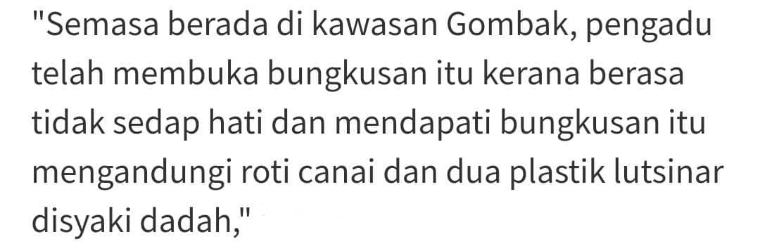 Tergamak Aniaya Riders, ‘Taktik Kotor’ Roti Canai Disumbat Bahan Terlarang..