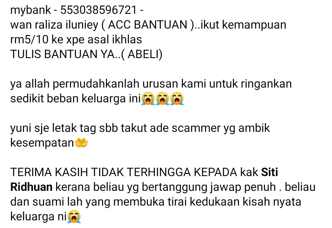 Ibu Larikan Diri, 5 Beradik Terpaksa Jadi Ketua Keluarga Tanggung Bapa Lumpuh