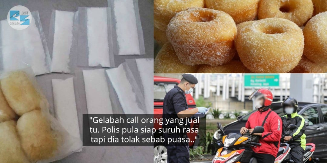 Gara-Gara Donut Siap Bungkusan ‘Serbuk Putih’, Runner Menggelupur Ditahan Polis