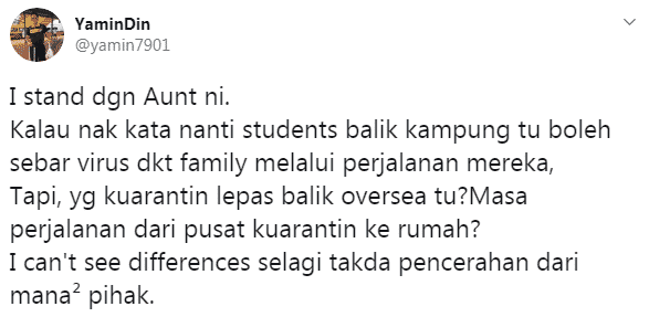 Student Overseas Selamat Pulang, Netizen Harap Pelajar Tempatan Tak Dilupakan