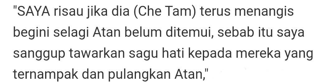 [VIDEO] Che Tam Tak Henti Meraung Sedih, ‘Atan’ Kerbau Kesayangan Hilang Dicuri