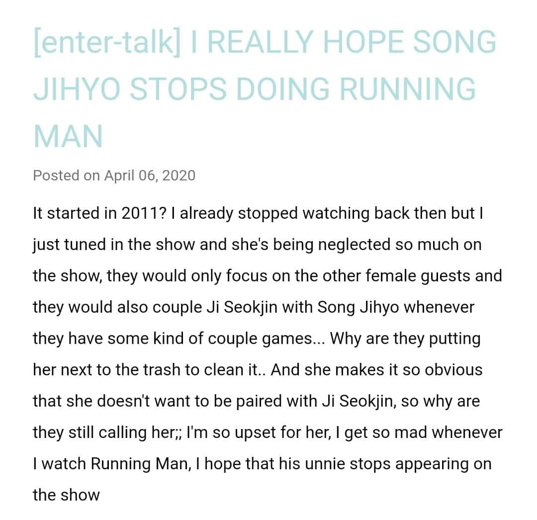 Kecoh Sukjin-Jihyo Tinggalkan Show Running Man, Netizen Sebak & Buat Bantahan
