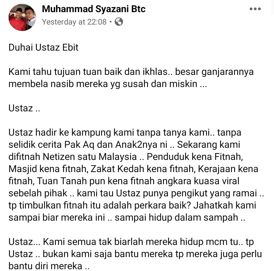 “Perabot Habis Dijual, Bantuan Rumah Pun Ditolak..” – Penduduk Kesal Difitnah