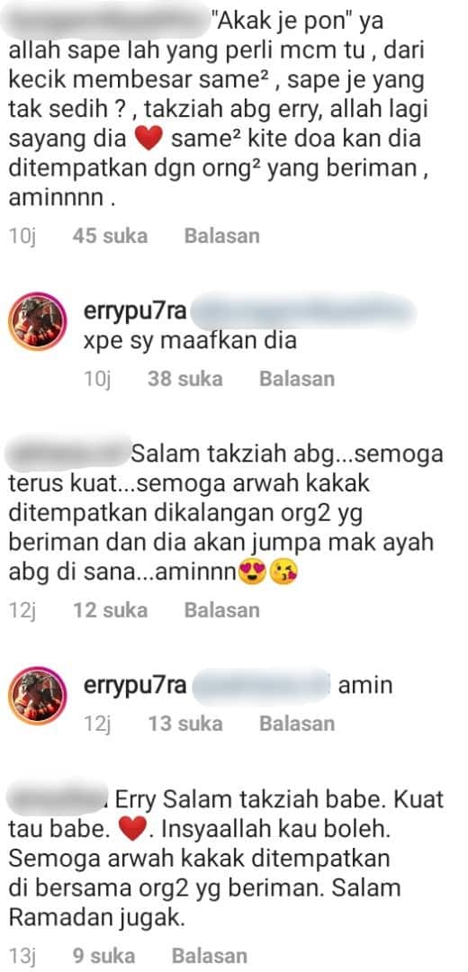 Kakak Temui Ilahi & Keluarga Tak Dapat Ziarah, Erry Putra Diperli Isu Sensitif