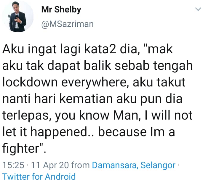 Mak Ayah Tersekat Di AS,Akhirnya Hanya Mampu Video Call Ketika Anak Dikebumikan