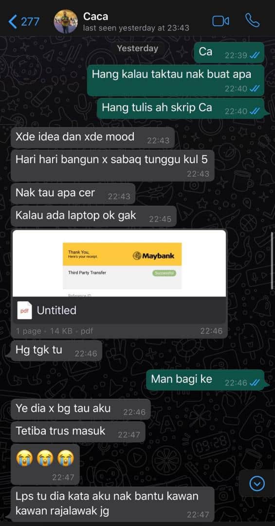 Tak Cukup Derma RM50,000, Man Senyap-Senyap Transfer Duit Sedekah Rakan Artis
