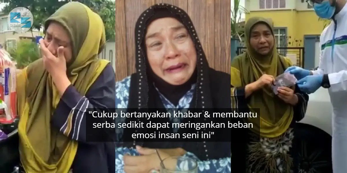 [VIDEO] Bukan Berdrama, Wan Maimunah Gugur Air Mata Saat Terima Sumbangan
