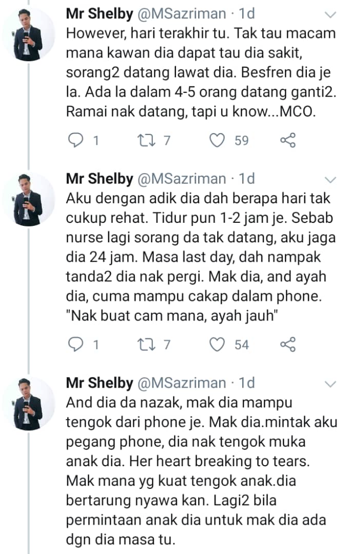 Mak Ayah Tersekat Di AS,Akhirnya Hanya Mampu Video Call Ketika Anak Dikebumikan