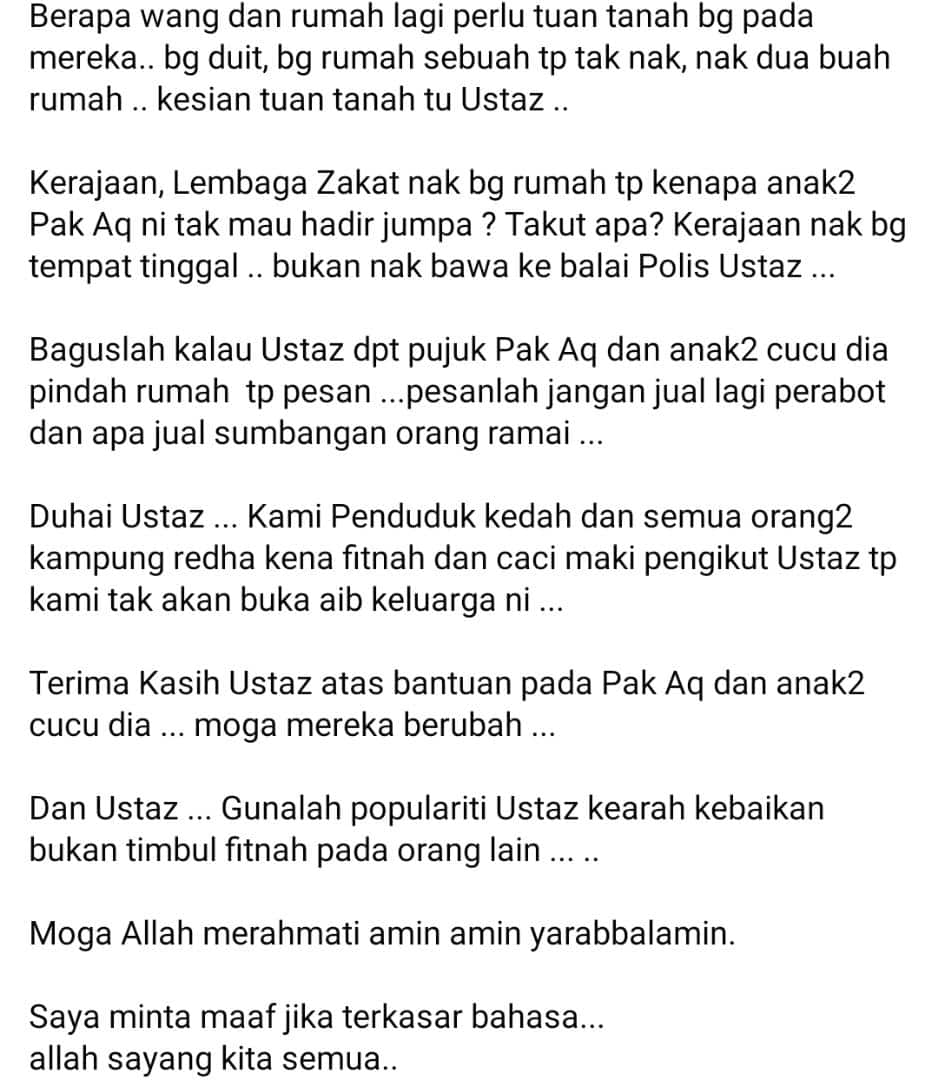 “Perabot Habis Dijual, Bantuan Rumah Pun Ditolak..” – Penduduk Kesal Difitnah