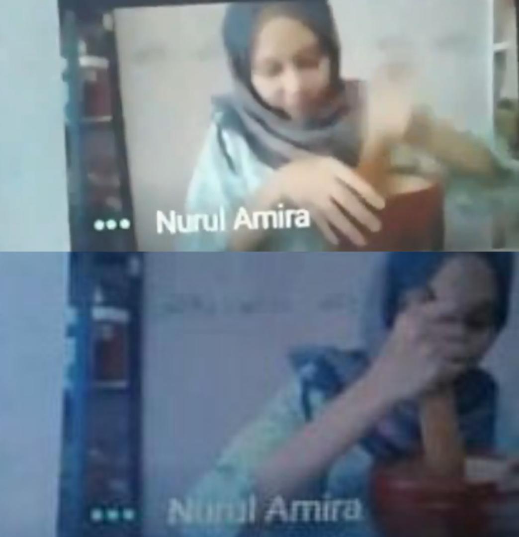 Berdekah Tengok Member Buat ‘Kerja Gila’ Tumbuk Bawang Sambil Ikut Kelas Online
