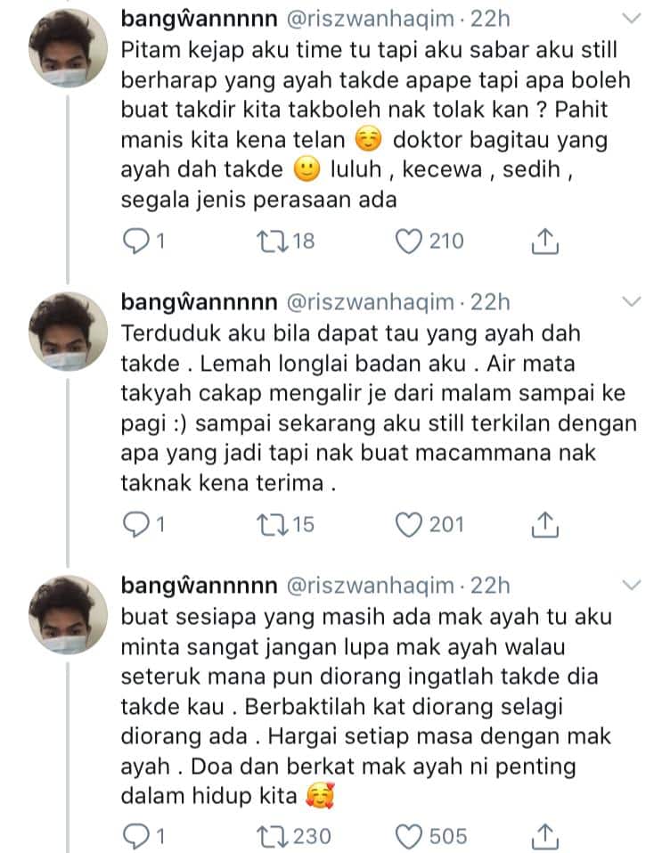Nak Pergi Melawat Ayah Tapi Tertidur, Pemuda Luah Masih Terkilan Sehingga Kini