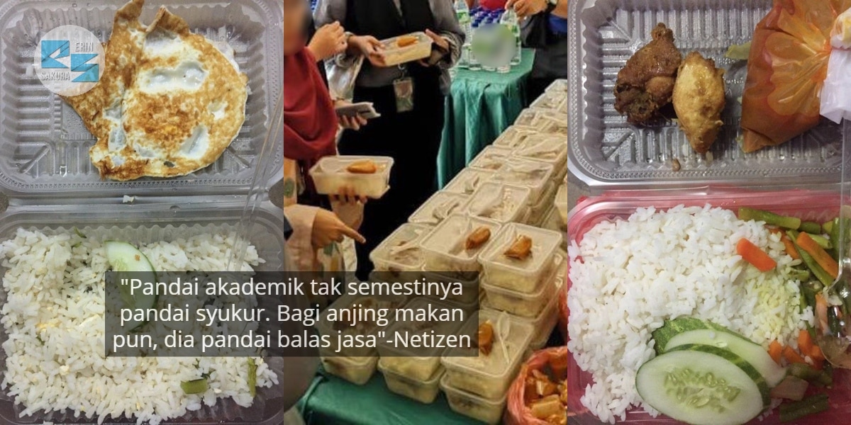 “Sedih Gila…”-Budak U Merungut Standard Makanan PKP, Si Pemberi Akui Menyirap