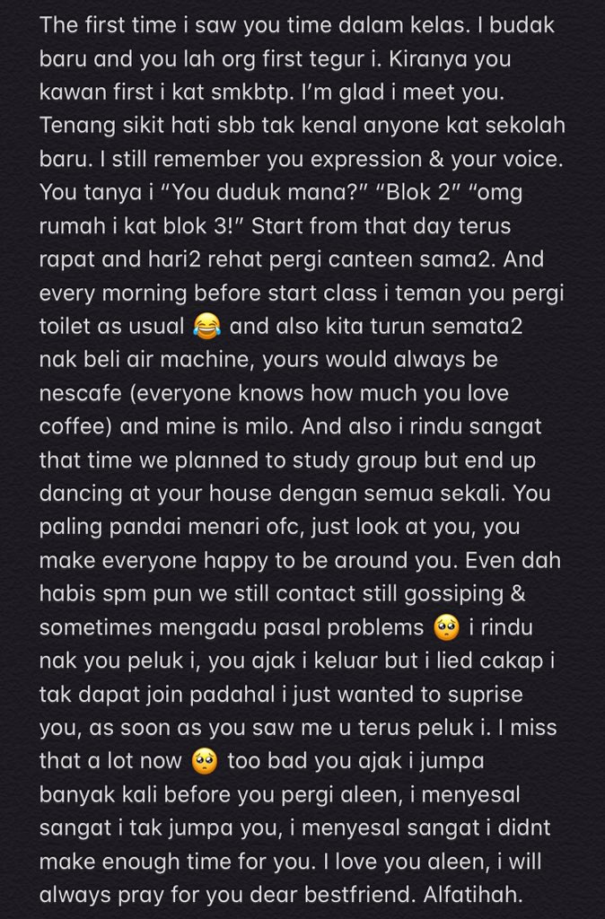 Banyak Kenangan Bersama, Gadis Reda Kawan Baik ‘Pergi’ Akibat Apendiks Pecah